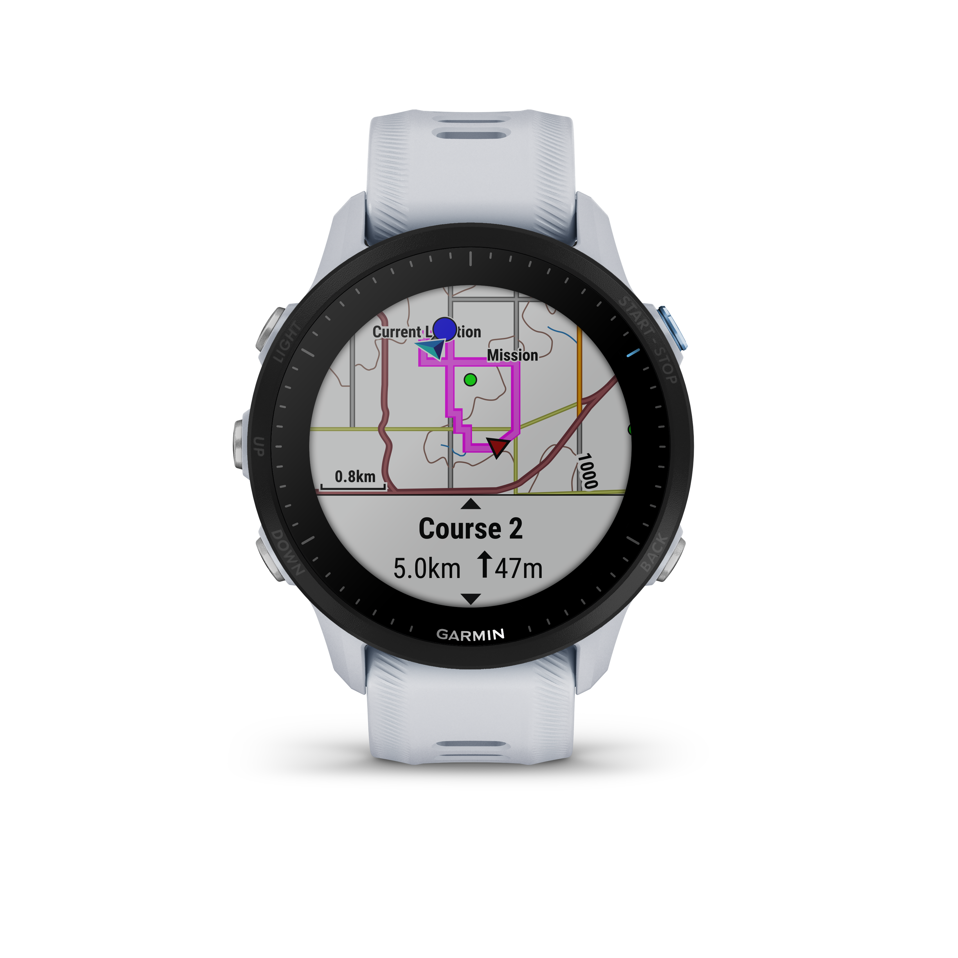 名作 Garmin Forerunner WHITE 955 ラウンド用品・アクセサリー