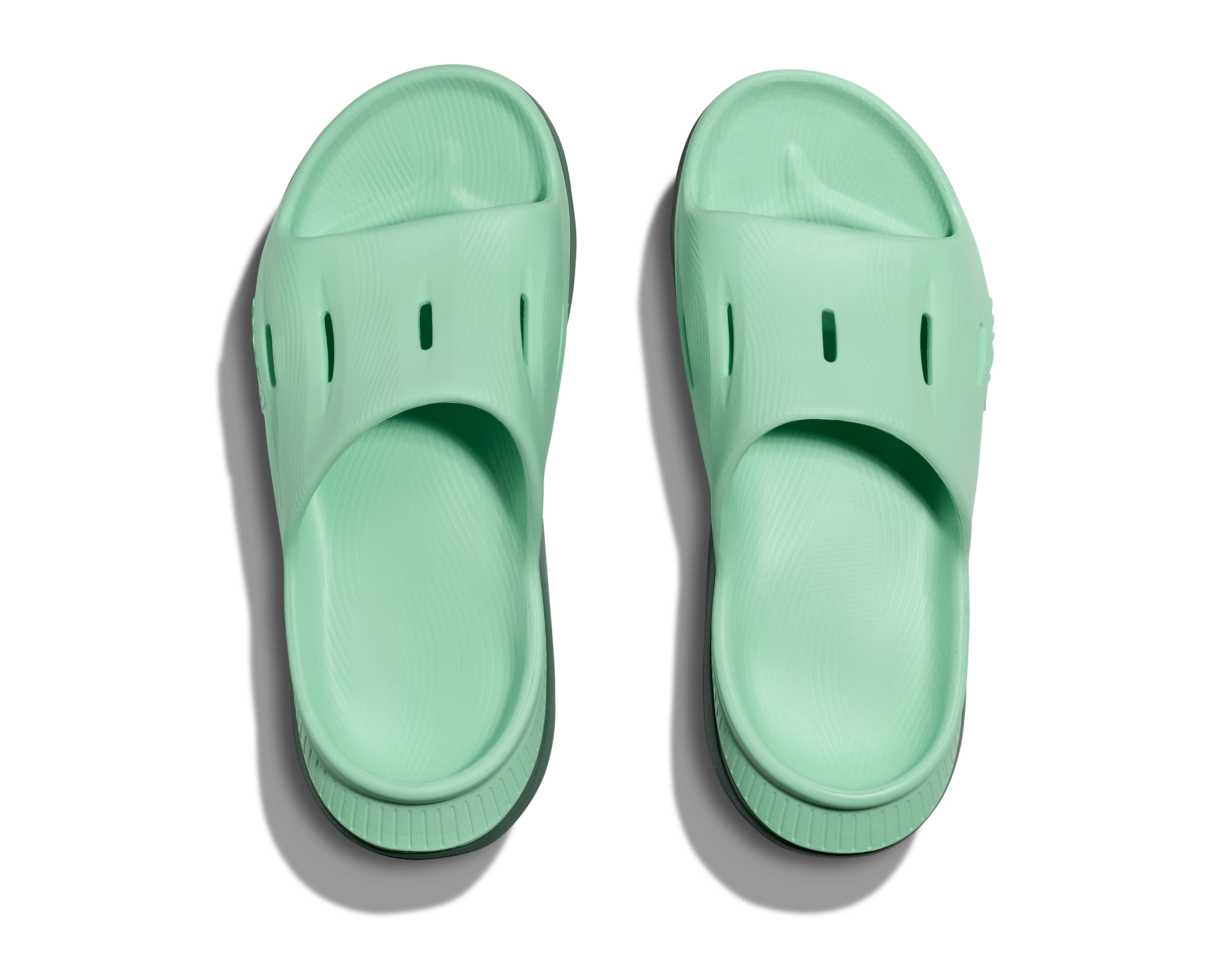 Hoka Ora Recovery Slides 3 Mist Green Trellis Slides Sandals Men Sz 12M US/45EU Hoka UNISEX ORA RECOVERY SLIDE 3 MGTR main image 2
